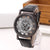 Fashion Solid Color Buckle Quartz Men's Watches