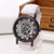 Fashion Solid Color Buckle Quartz Men's Watches