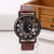 Fashion Solid Color Buckle Quartz Men's Watches