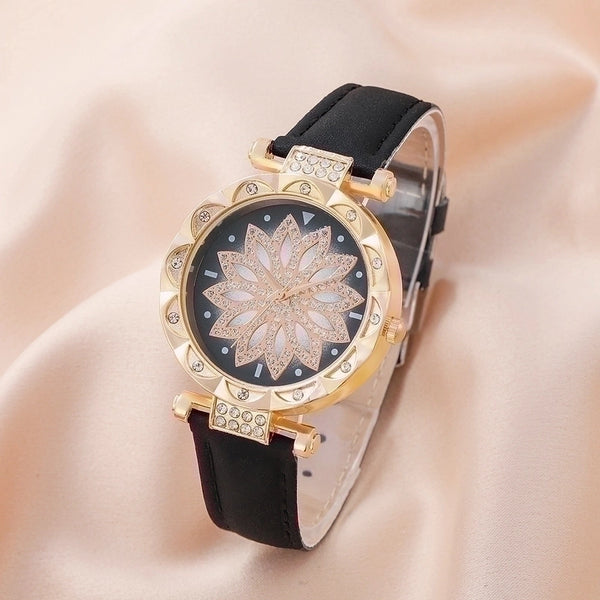 Fashion Solid Color Buckle Quartz Women's Watches