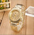 Fashion Solid Color Buckle Quartz Women's Watches