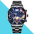 Fashion Solid Color Butterfly Double Snap Quartz Men's Watches