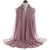 Fashion Solid Color Chiffon Printing Chiffon Scarves