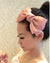 Fashion Solid Color Cloth Bowknot Hair Clip 1 Piece