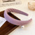 Fashion Solid Color Cloth Pearl Hair Band 1 Piece