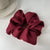 Fashion Solid Color Cloth Pleated Hair Tie 1 Piece