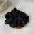 Fashion Solid Color Cloth Pleated Hair Tie 1 Piece