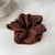 Fashion Solid Color Cloth Pleated Hair Tie 1 Piece