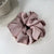 Fashion Solid Color Cloth Pleated Hair Tie 1 Piece