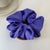 Fashion Solid Color Cloth Pleated Hair Tie 1 Piece