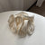 Fashion Solid Color Cloth Pleated Hair Tie 1 Piece