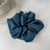 Fashion Solid Color Cloth Pleated Hair Tie 1 Piece