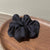 Fashion Solid Color Cloth Pleated Hair Tie 1 Piece