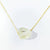 Fashion Solid Color Crystal Patchwork Pendant Necklace 1 Piece