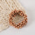 Fashion Solid Color Imitation Pearl Beaded Hair Tie 1 Piece