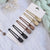 Fashion Solid Color Metal Plating Hair Clip 1 Set