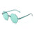 Fashion Solid Color Pc Polygon Frameless Kids Sunglasses