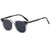 Fashion Solid Color Pc Resin Square Full Frame Women's Sunglasses