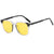 Fashion Solid Color Pc Resin Square Full Frame Women's Sunglasses