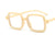 Fashion Solid Color Pc Square Full Frame Women's Sunglasses