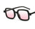 Fashion Solid Color Pc Square Full Frame Women's Sunglasses