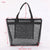 Fashion Solid Color Polyester Shopping Bags