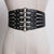 Fashion Solid Color Pu Leather Metal Layered  Belt