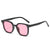 Fashion Solid Color Resin Square Full Frame Women's Sunglasses