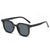 Fashion Solid Color Resin Square Full Frame Women's Sunglasses