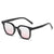 Fashion Solid Color Resin Square Full Frame Women's Sunglasses