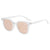 Fashion Solid Color Resin Square Full Frame Women's Sunglasses