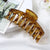 Fashion Solid Color Resin Stoving Varnish Hair Claws 1 Piece