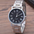 Fashion Solid Color Single Folding Buckle Quartz Men's Watches