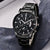 Fashion Solid Color Single Folding Buckle Quartz Men's Watches