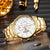 Fashion Solid Color Single Folding Buckle Quartz Men's Watches