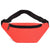 Fashion Solid Color Soft Surface Zipper Fanny Pack