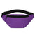 Fashion Solid Color Soft Surface Zipper Fanny Pack