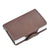 Fashion Solid Color Square Magnetic Buckle Card Holder