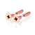 Fashion Solid Color Stainless Steel Ear Studs 1 Piece