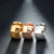 Fashion Solid Color Stainless Steel Plating Earrings 1 Pair