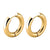 Fashion Solid Color Stainless Steel Plating Earrings 1 Piece