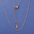 Fashion Solid Color Stainless Steel Plating Necklace