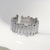 Fashion Solid Color Stainless Steel Plating Open Ring 1 Piece