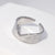 Fashion Solid Color Stainless Steel Plating Open Ring 1 Piece