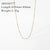 Fashion Solid Color Stainless Steel Titanium Steel Plating Necklace 1 Piece