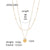 Fashion Solid Color Stainless Steel Titanium Steel Plating Necklace 1 Piece