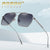 Fashion Solid Color Tac Square Full Frame Men's Sunglasses