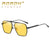 Fashion Solid Color Tac Square Full Frame Men's Sunglasses