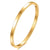 Fashion Solid Color Titanium Steel Bangle