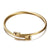 Fashion Solid Color Titanium Steel Plating Bangle 1 Piece